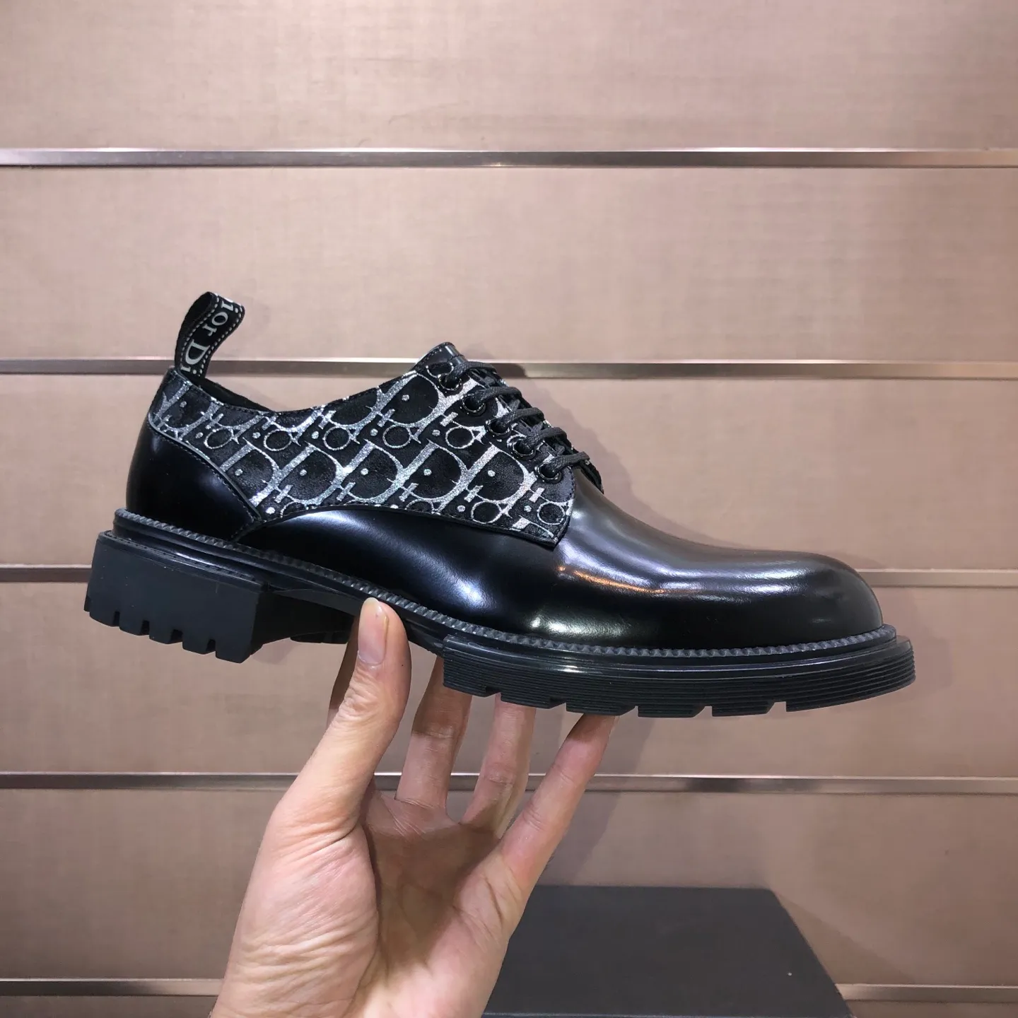 Men's shoes 💰720💰[Dior] (water-dyed cowhide lining) Dior original 1:1 high-quality factory, imported original materials, imported raw cowhide, water-dyed cowhide lining, original TPU outsole, code number: 38-44 (45 customized)